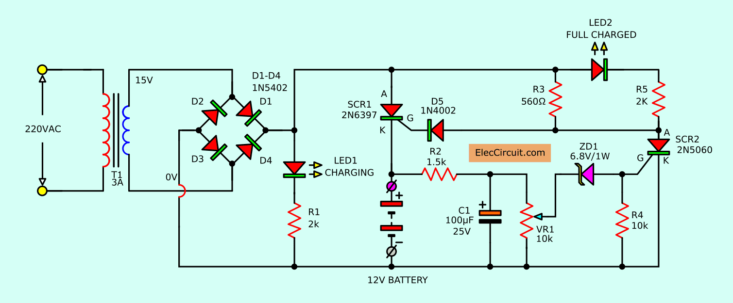 Charger Circuit Diagram 1