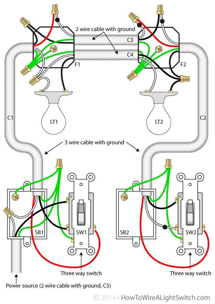 4 Switch 4 Socket Connection Diagram 1