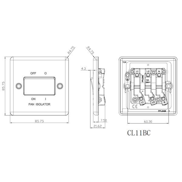 Fan Isolator Switch Wiring Diagram 1