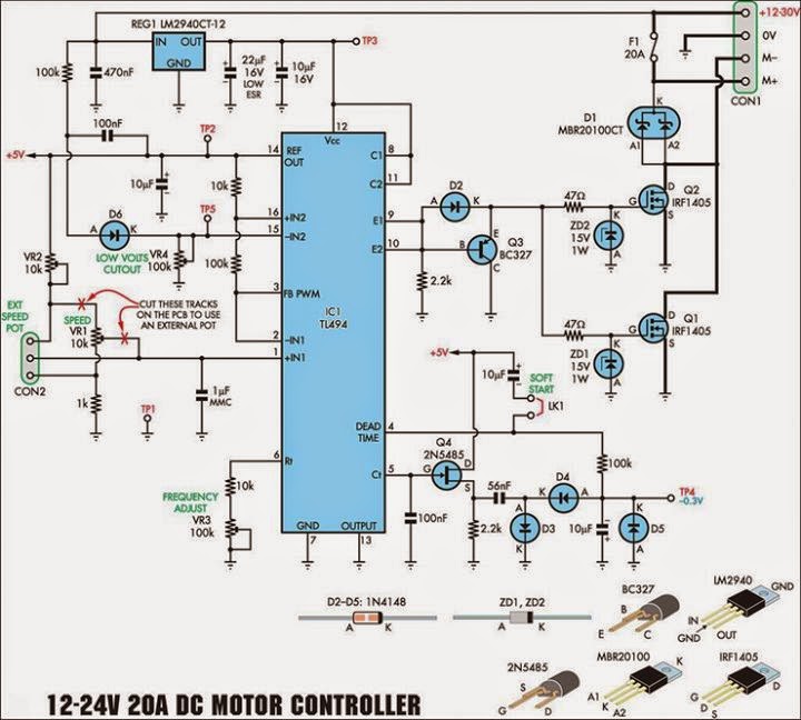 Two Speed Motor Control Circuit Diagram 1