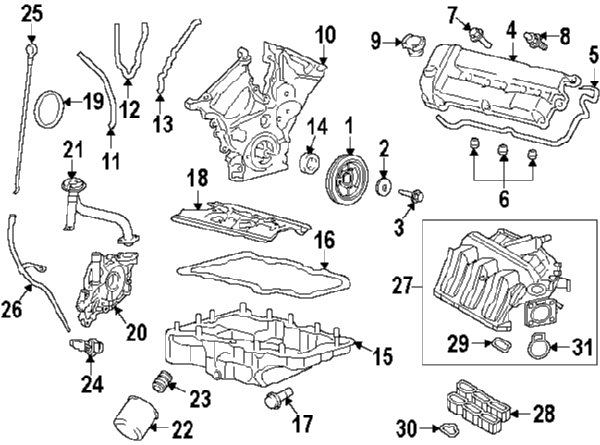 Ford 4.2 Liter V6 Engine Diagram 1