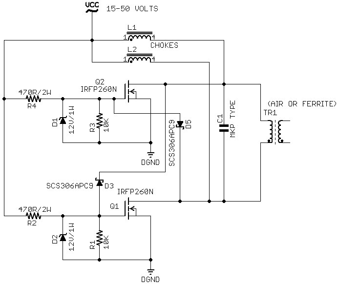 Induction Heater Circuit Diagram 1