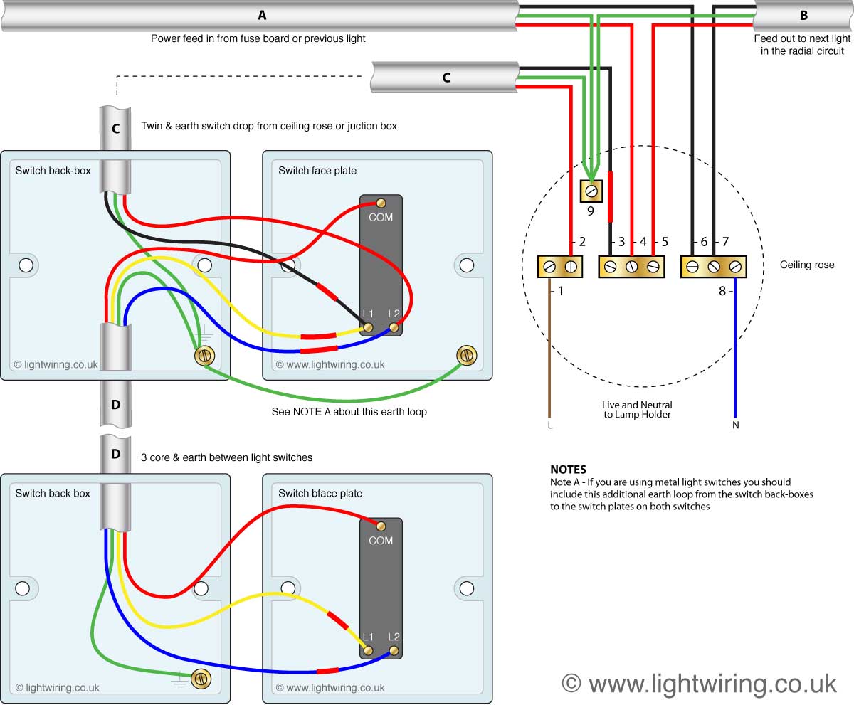 Two Way Switch Diagram 1