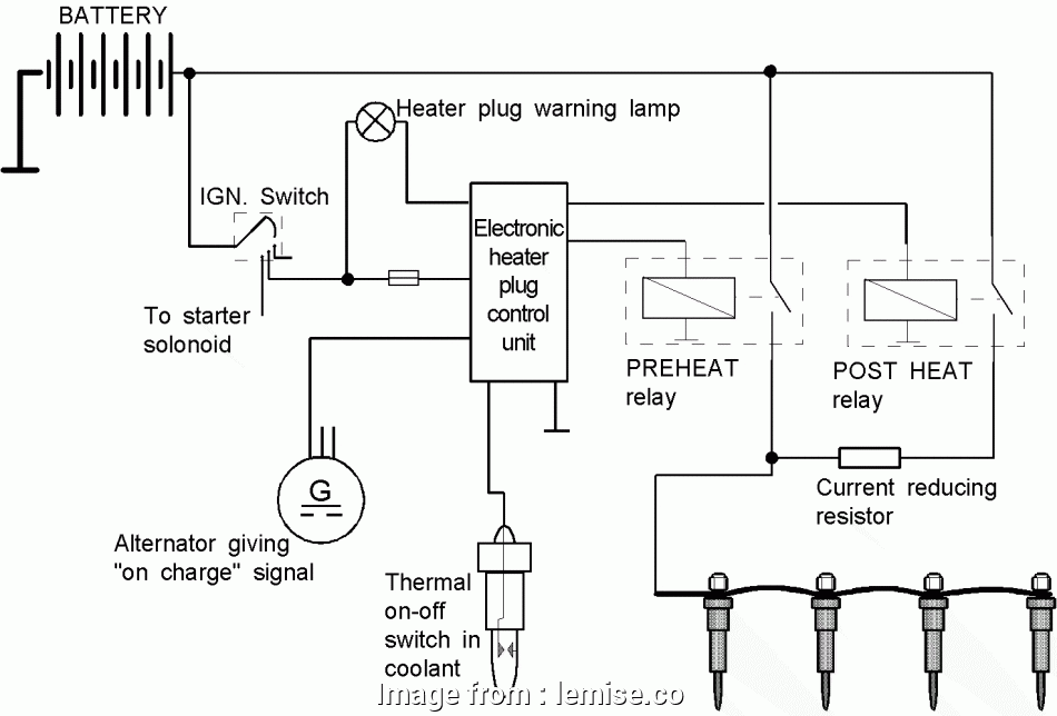 Diesel Engine Starting System Diagram 1