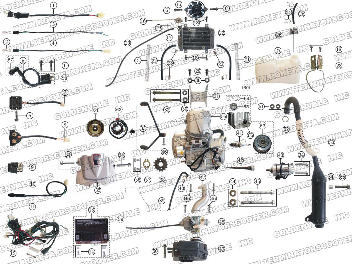 168F Engine Parts Diagram 1