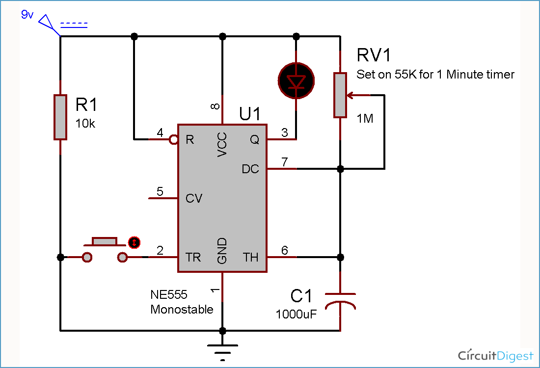 Ne555 Timer Circuit Diagram 19