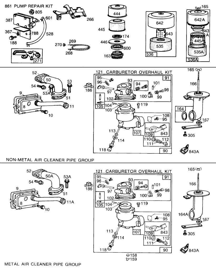 Briggs And Stratton 8 Hp Carburetor Diagram 1