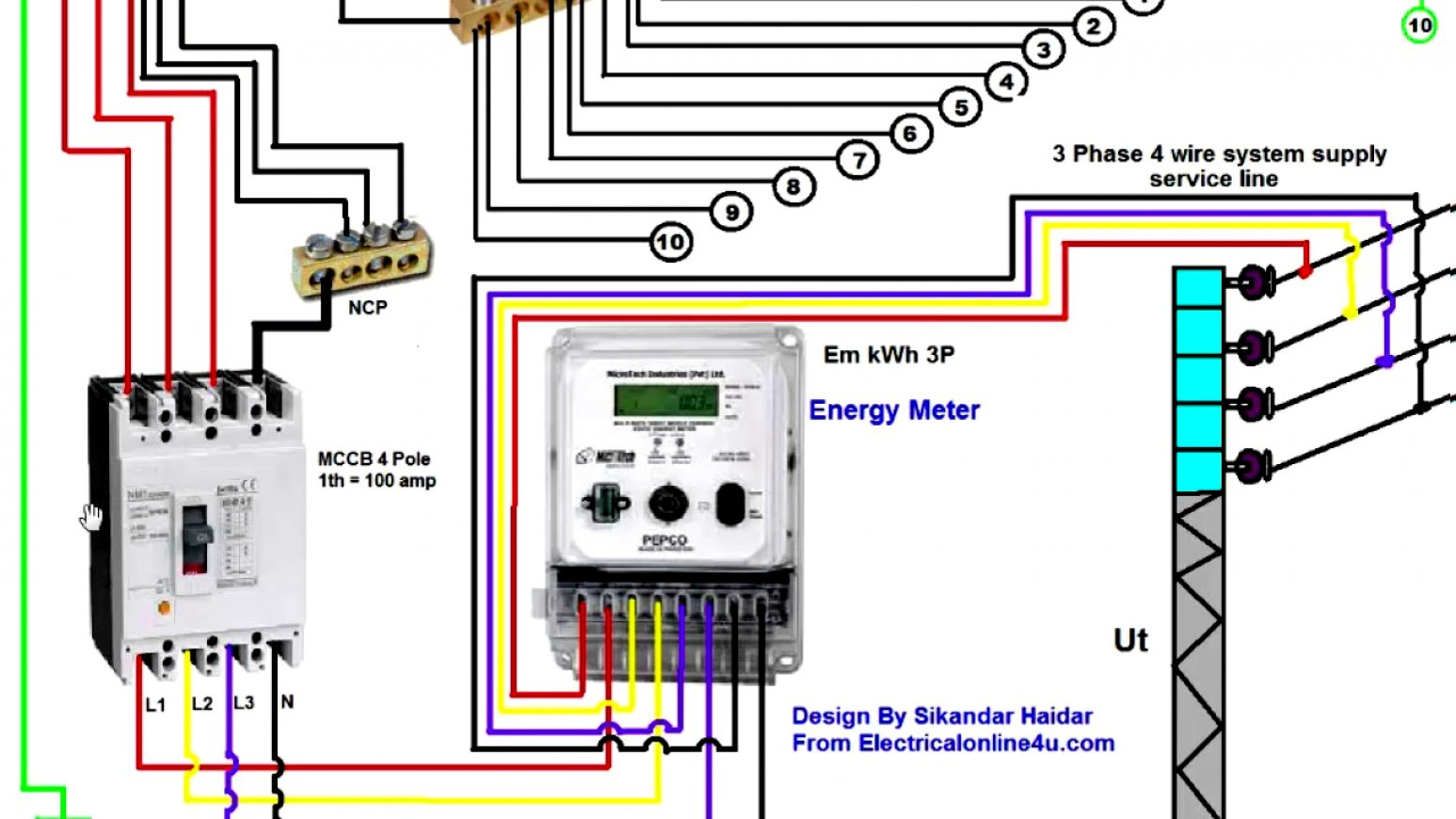 Electric Meter Connection Diagram 19