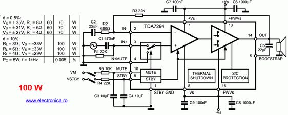 Tda7386 Amplifier Circuit Diagram 64
