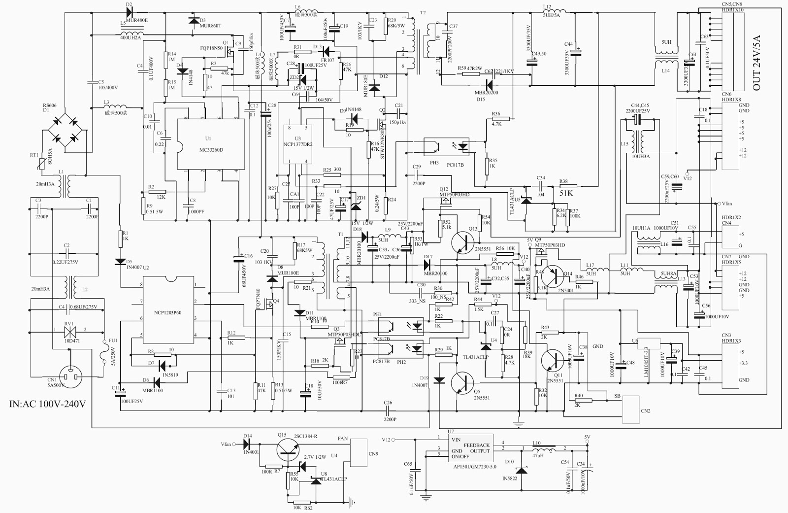 Power Supply Circuit Diagram 1