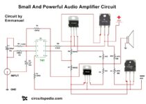 Audio Amplifier Circuit Diagram With Layout Pdf