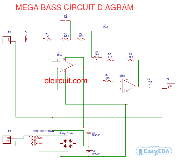 Bass Circuit Diagram 1