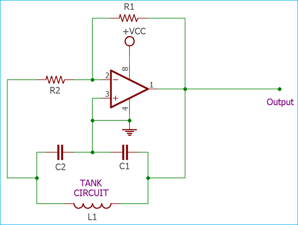 Colpitts Oscillator Circuit Diagram 1