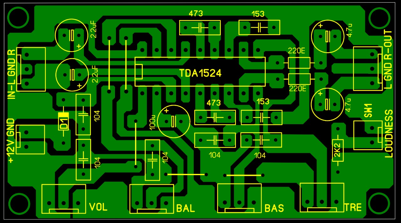 High Quality Tone Control Circuit Diagram 1