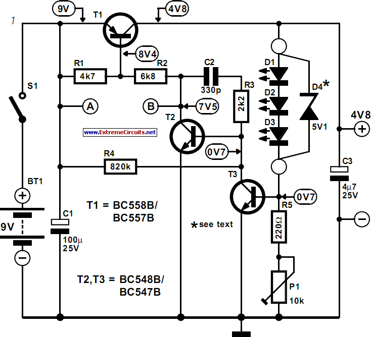 Automatic Voltage Regulator Circuit Diagram 10