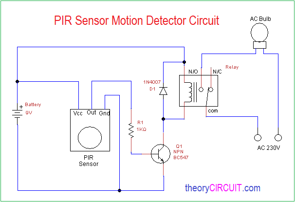 Pir Motion Sensor Wiring Diagram 1