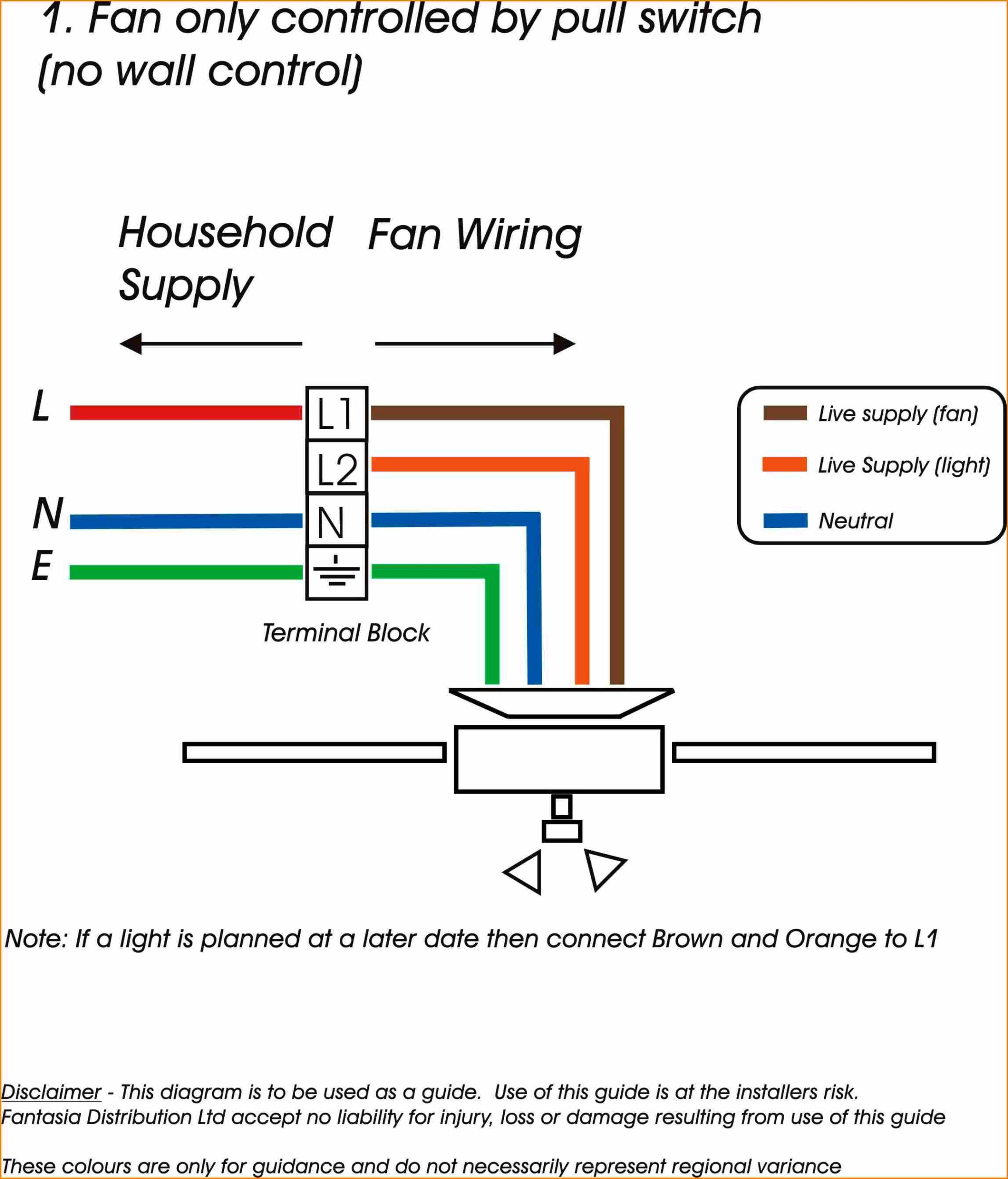 Extractor Fan Wiring Diagram 1