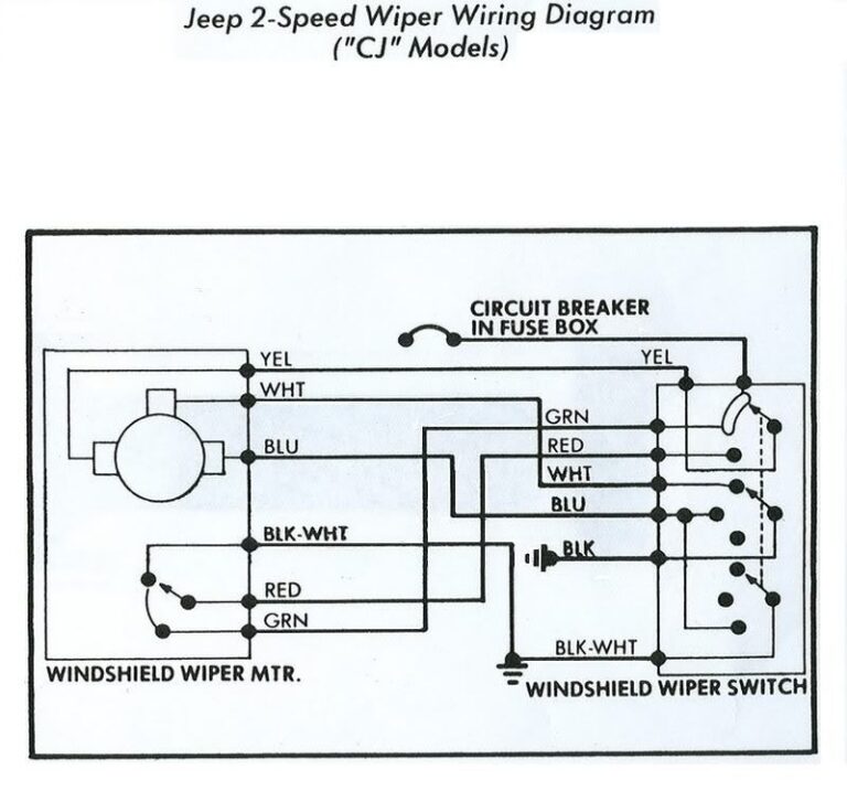 4 Wire Wiper Motor Diagram - Headcontrolsystem