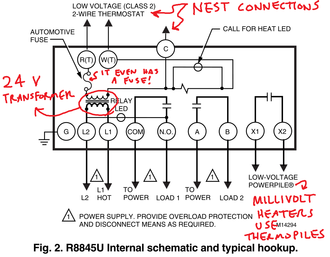 Honeywell Thermostat Wiring Diagram 4 Wire 1