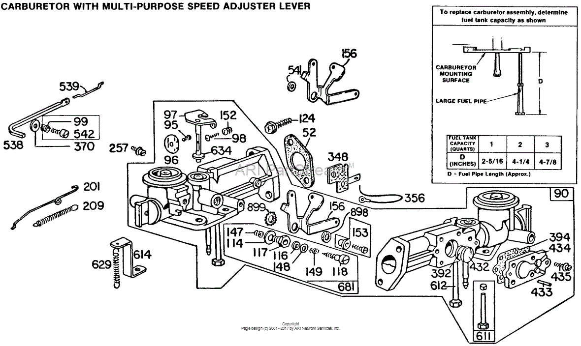 Briggs And Stratton Carburetor Diagram 1