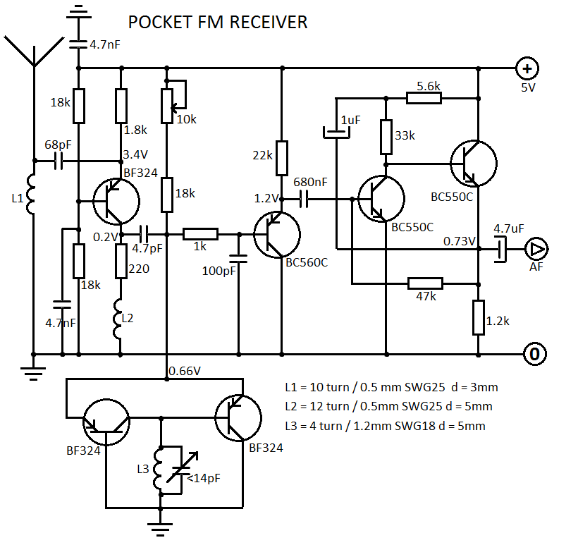 Simple Fm Radio Circuit Diagram 1
