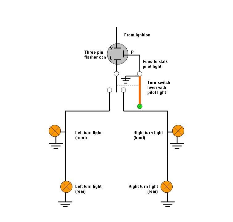 Hazard Flasher Relay Wiring Diagram 1